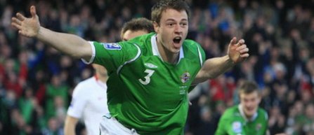 Nord-irlandezul Jonny Evans nu va putea juca in meciul cu Grecia